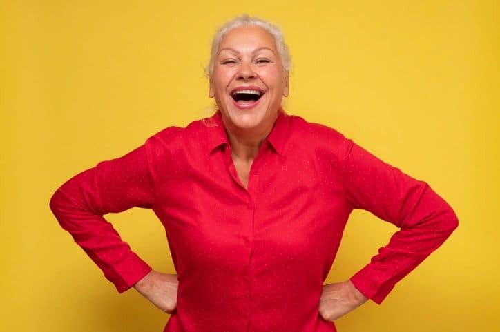 lady laughing